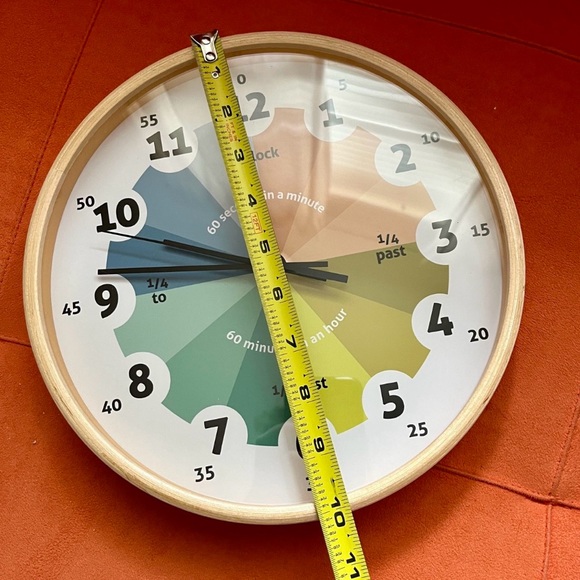 Learning Wall Clock - Picture 2 of 3